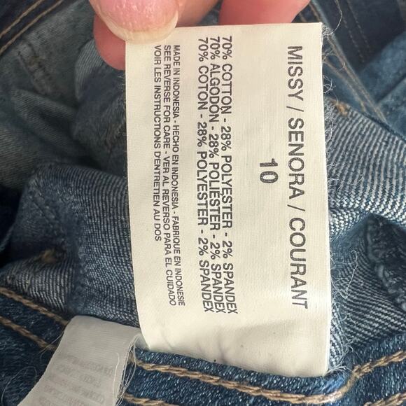 Gloria Vanderbilt Women Denim Short Size 10 - Picture 4 of 4